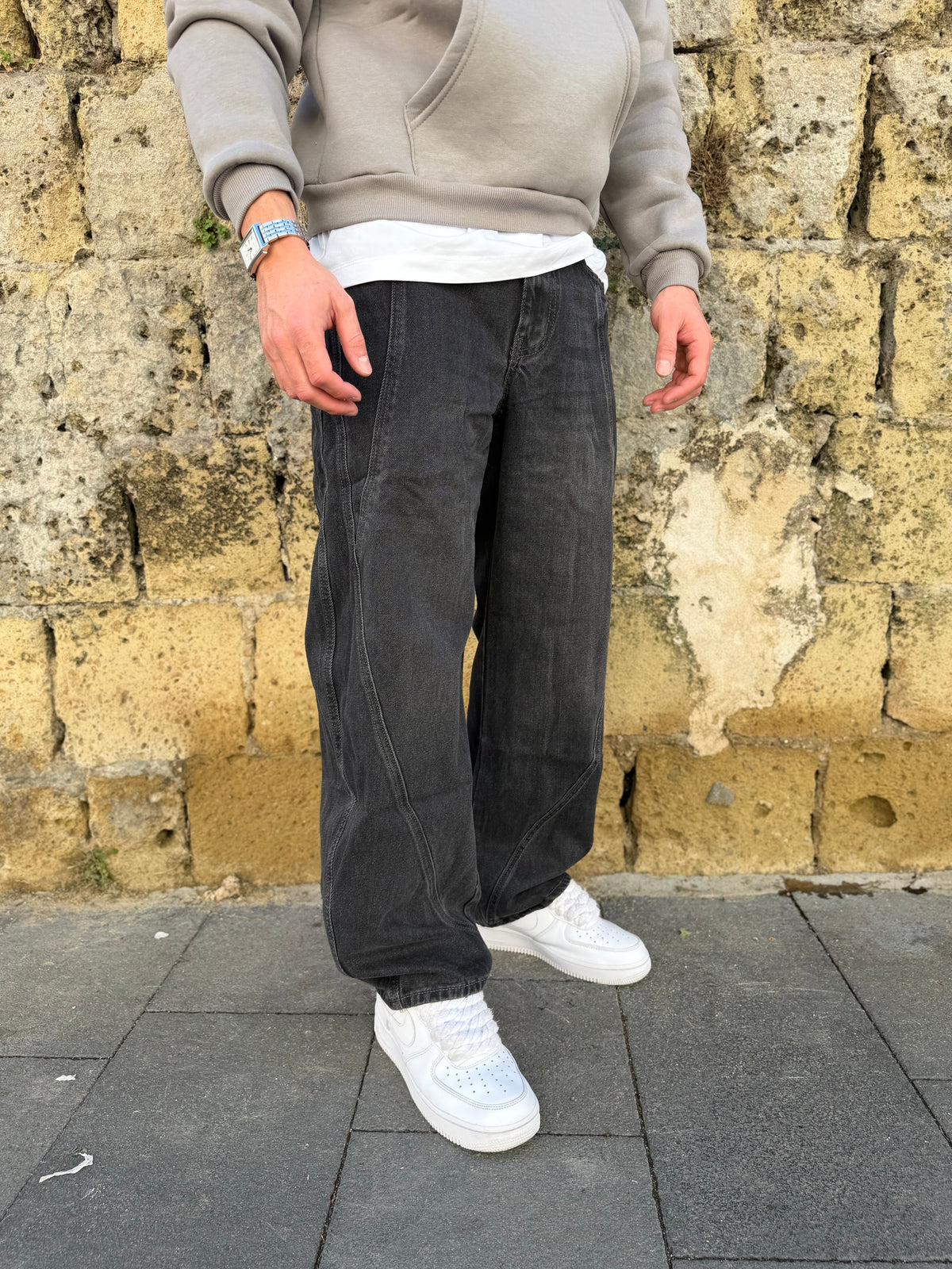 JEANS BALLON BLACK
