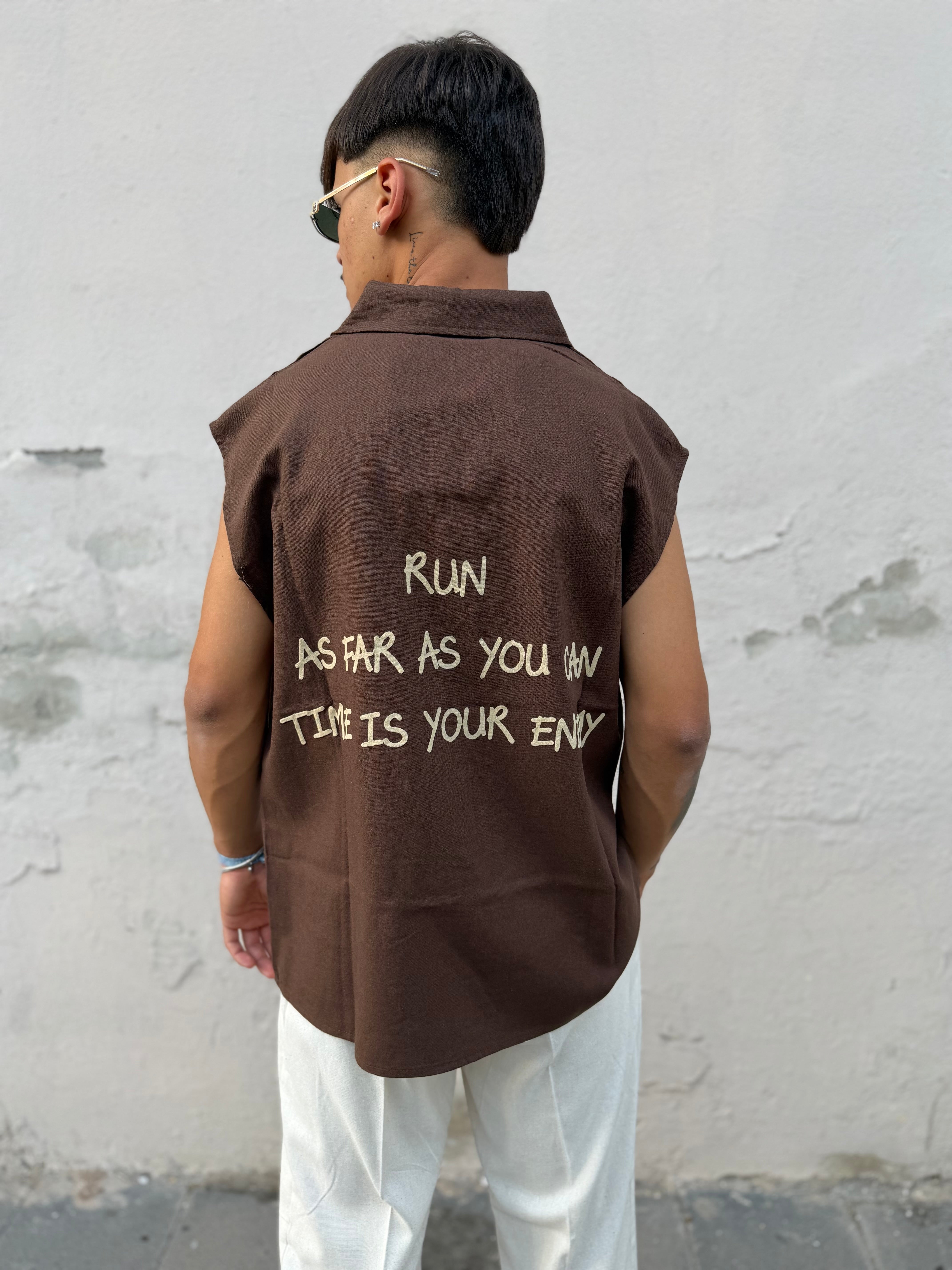 CAMICIA SMANICATA RUN "ARCHIIVE"
