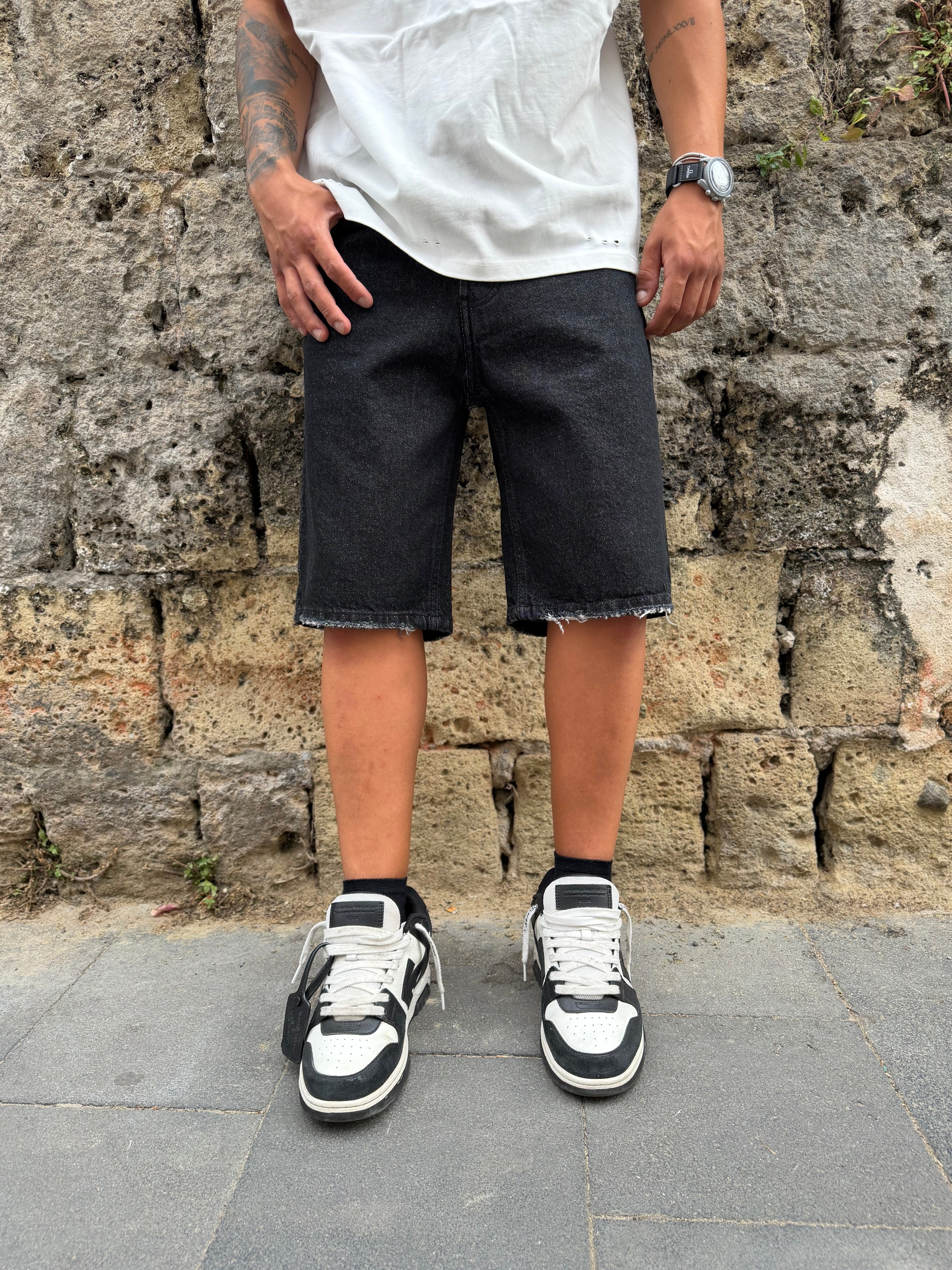 BERMUDA DENIM BLACK