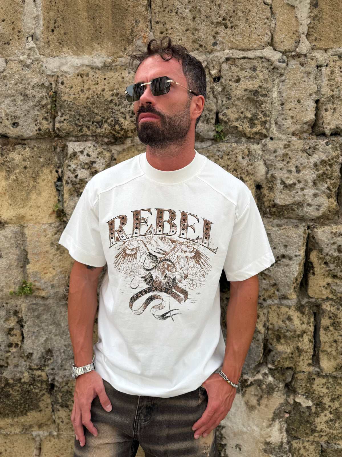 T-SHIRT REBEL "A.W"