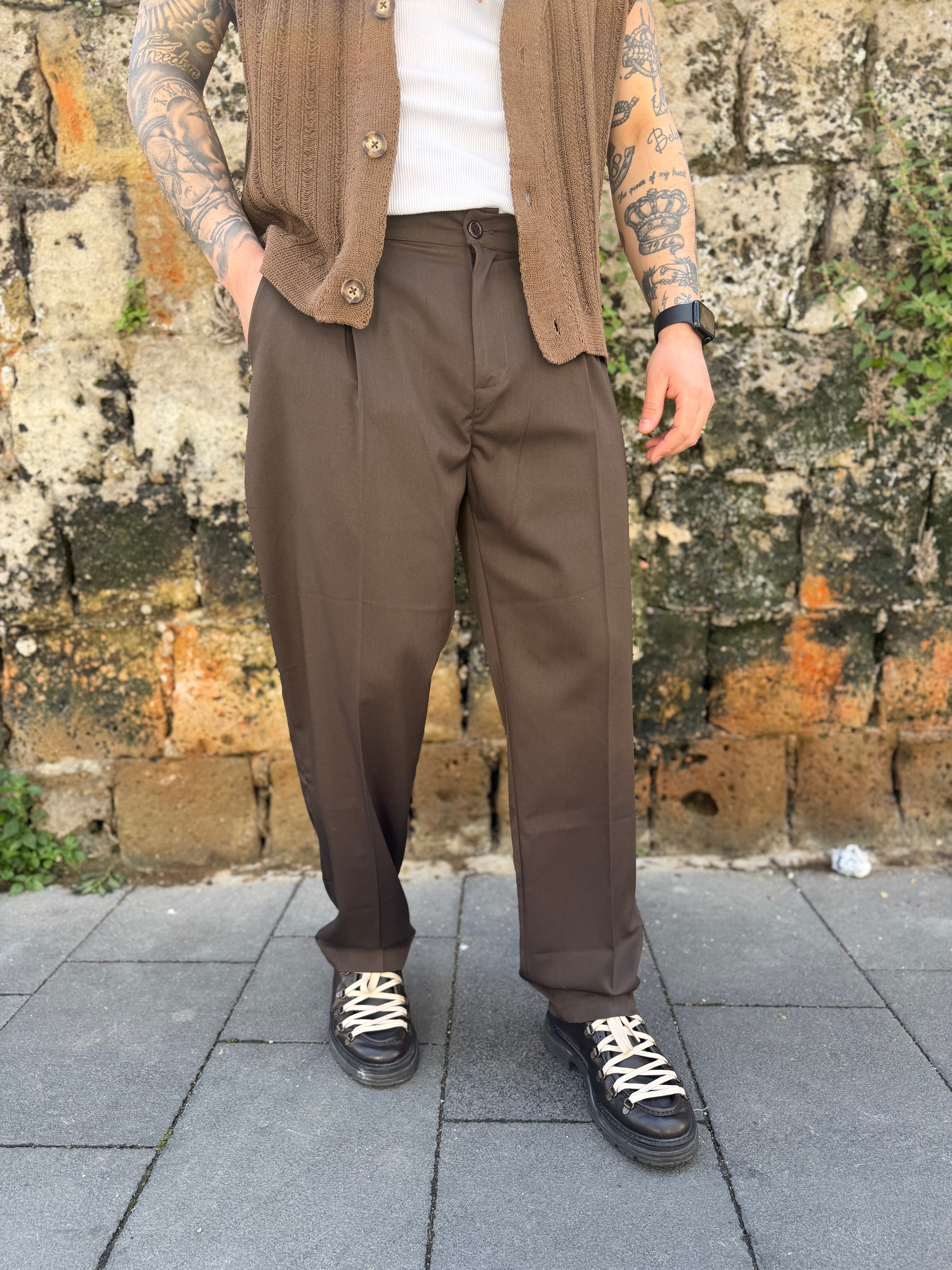 Pantalone Fondo Ampio Moro MS74