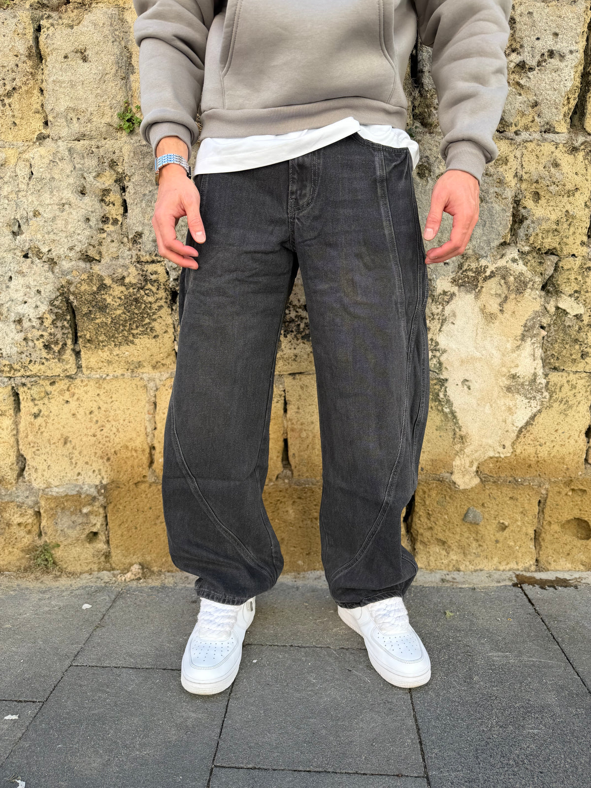 JEANS BALLON BLACK