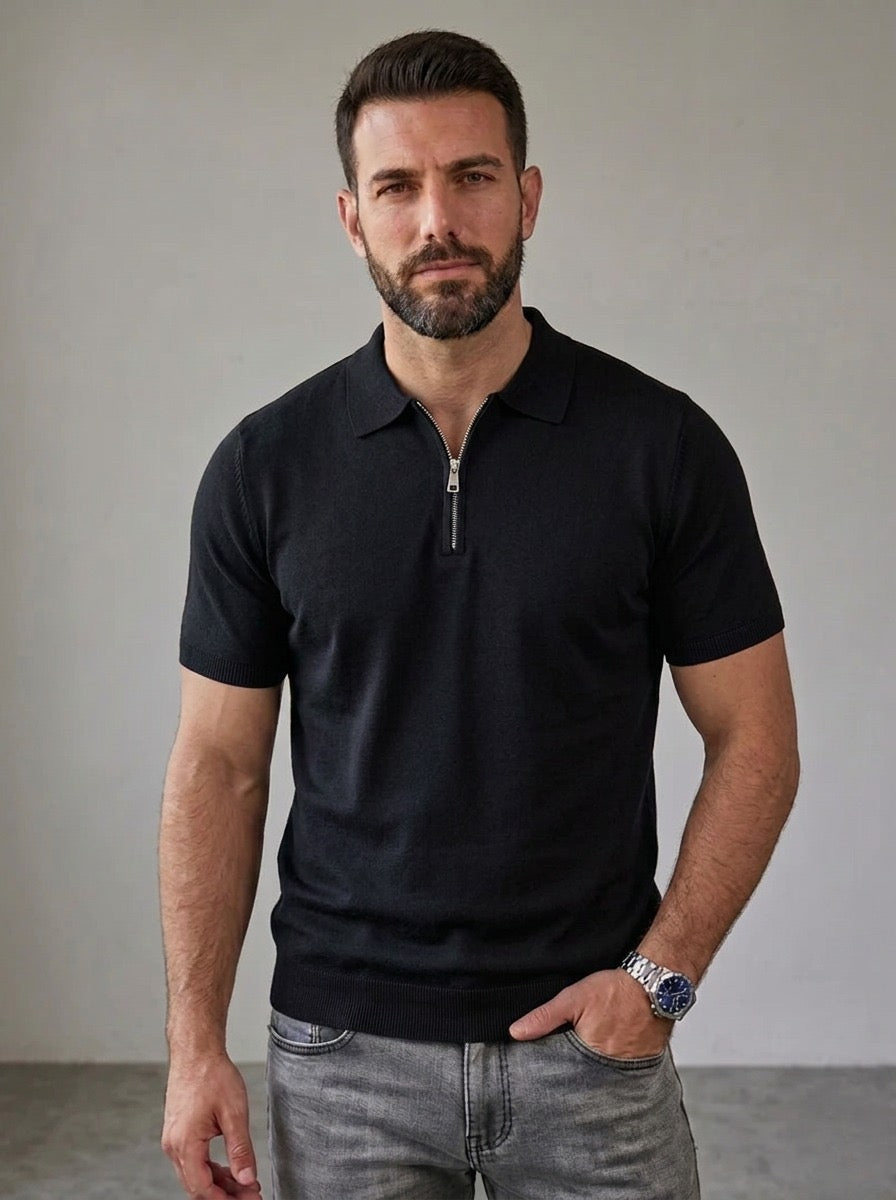 POLO MEZZA ZIP "PREMIUM"