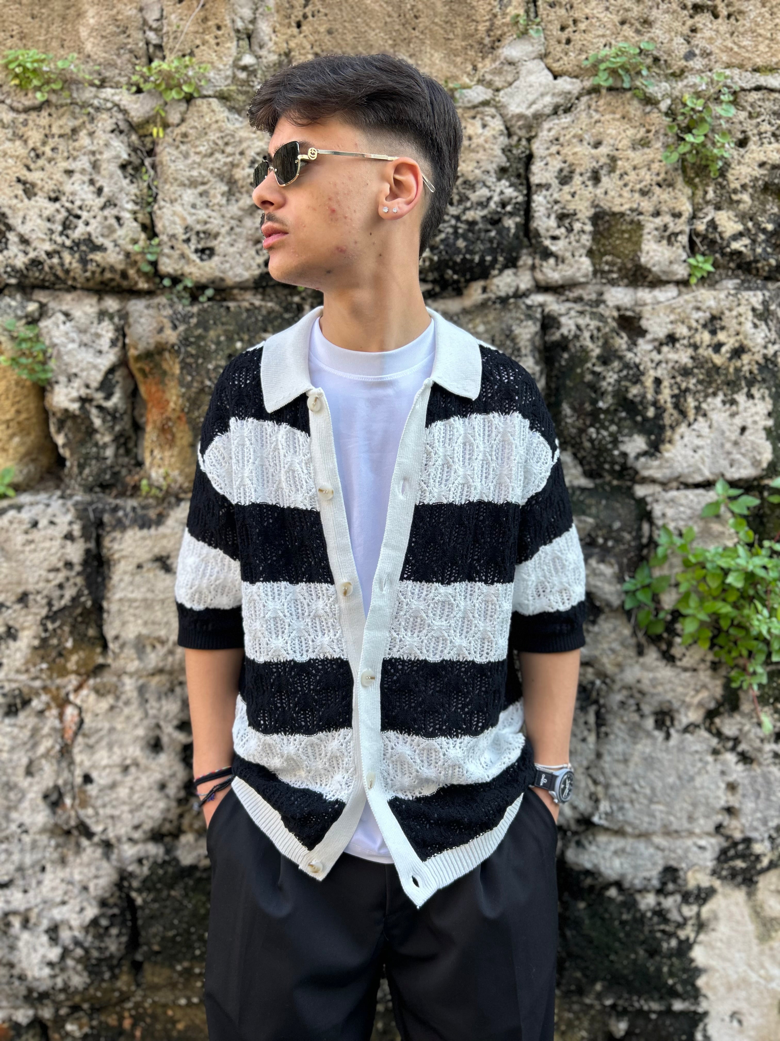 CARDIGAN FASCIA TRAFORATO