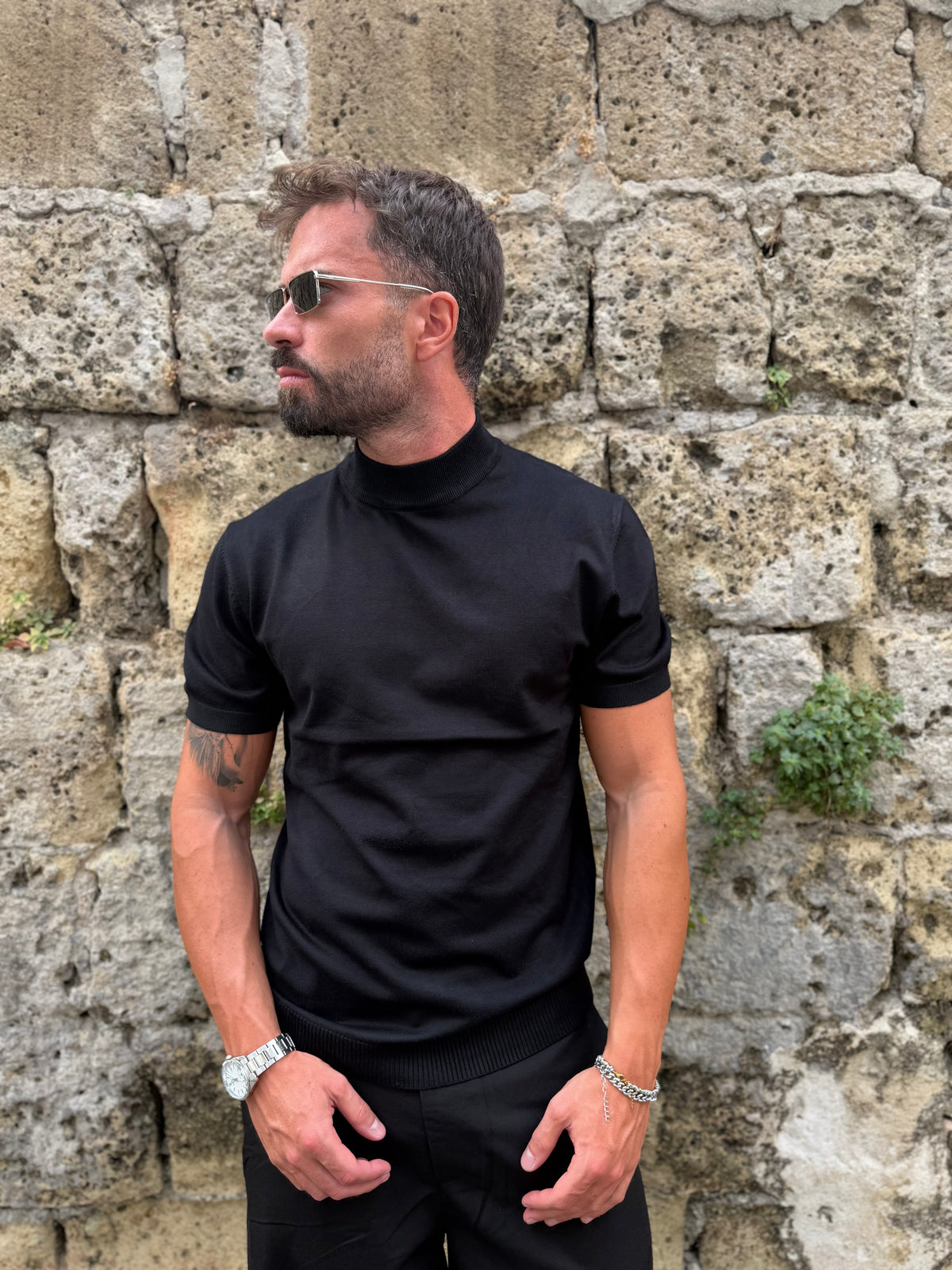 MAGLIA FILO MEZZO COLLO