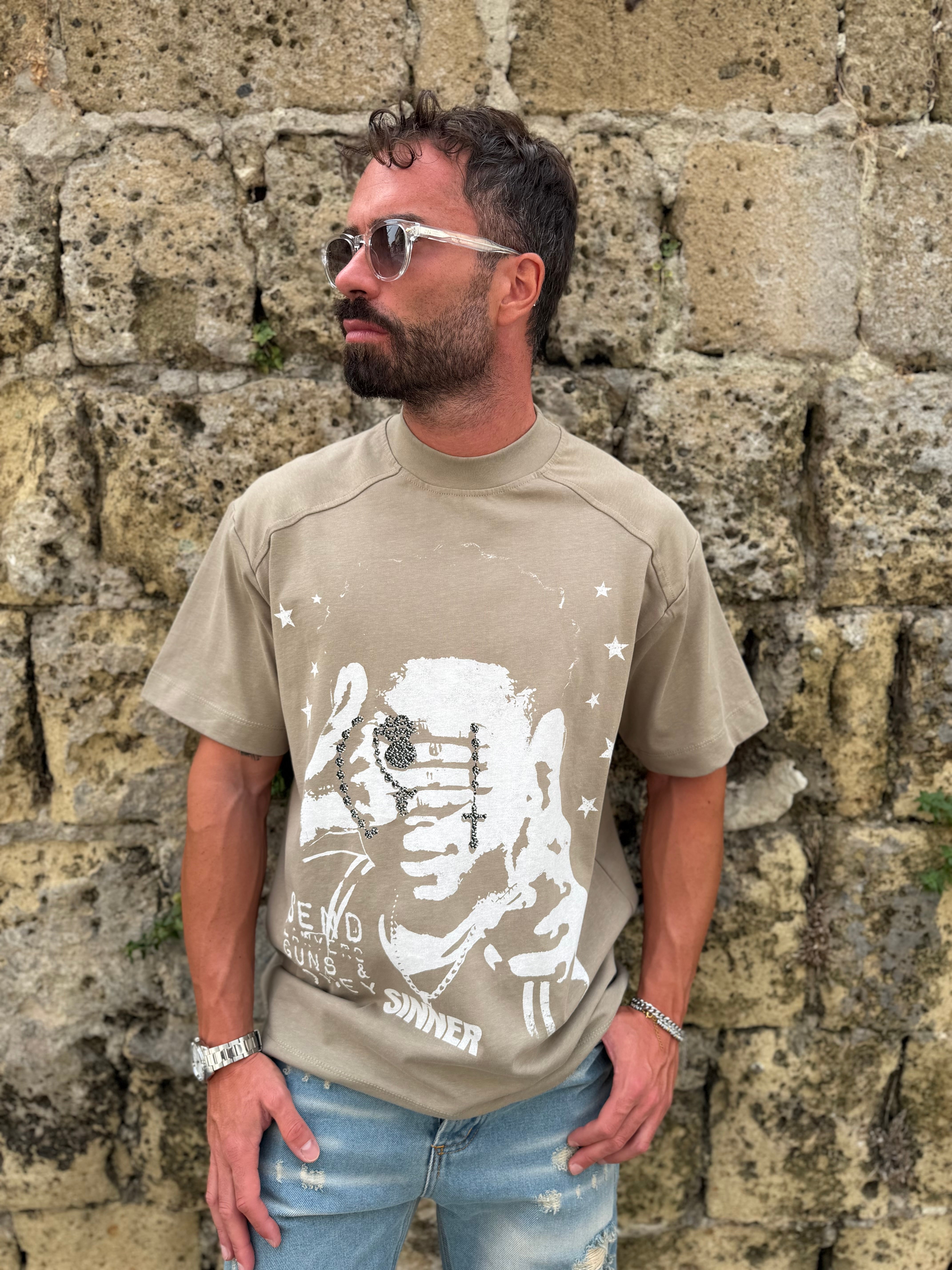T-SHIRT SINNER "A.W"