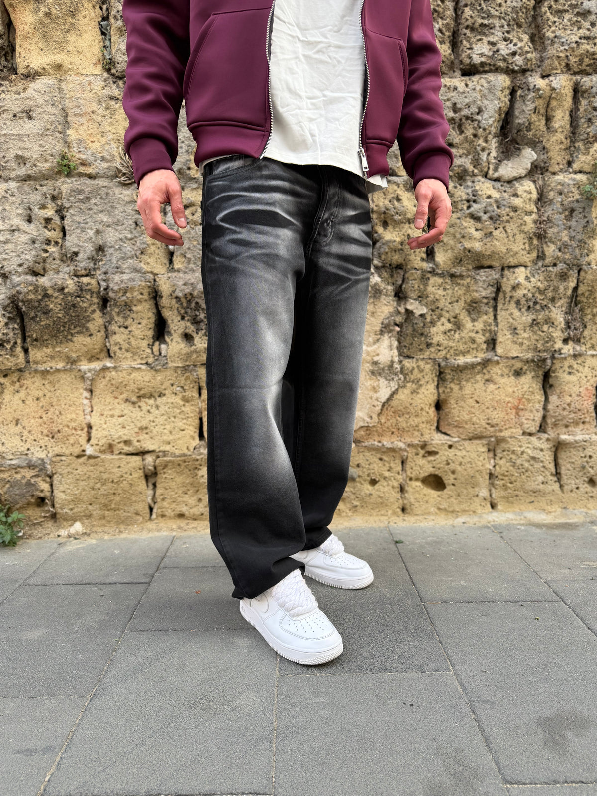 BAGGY SFUMATO BLACK