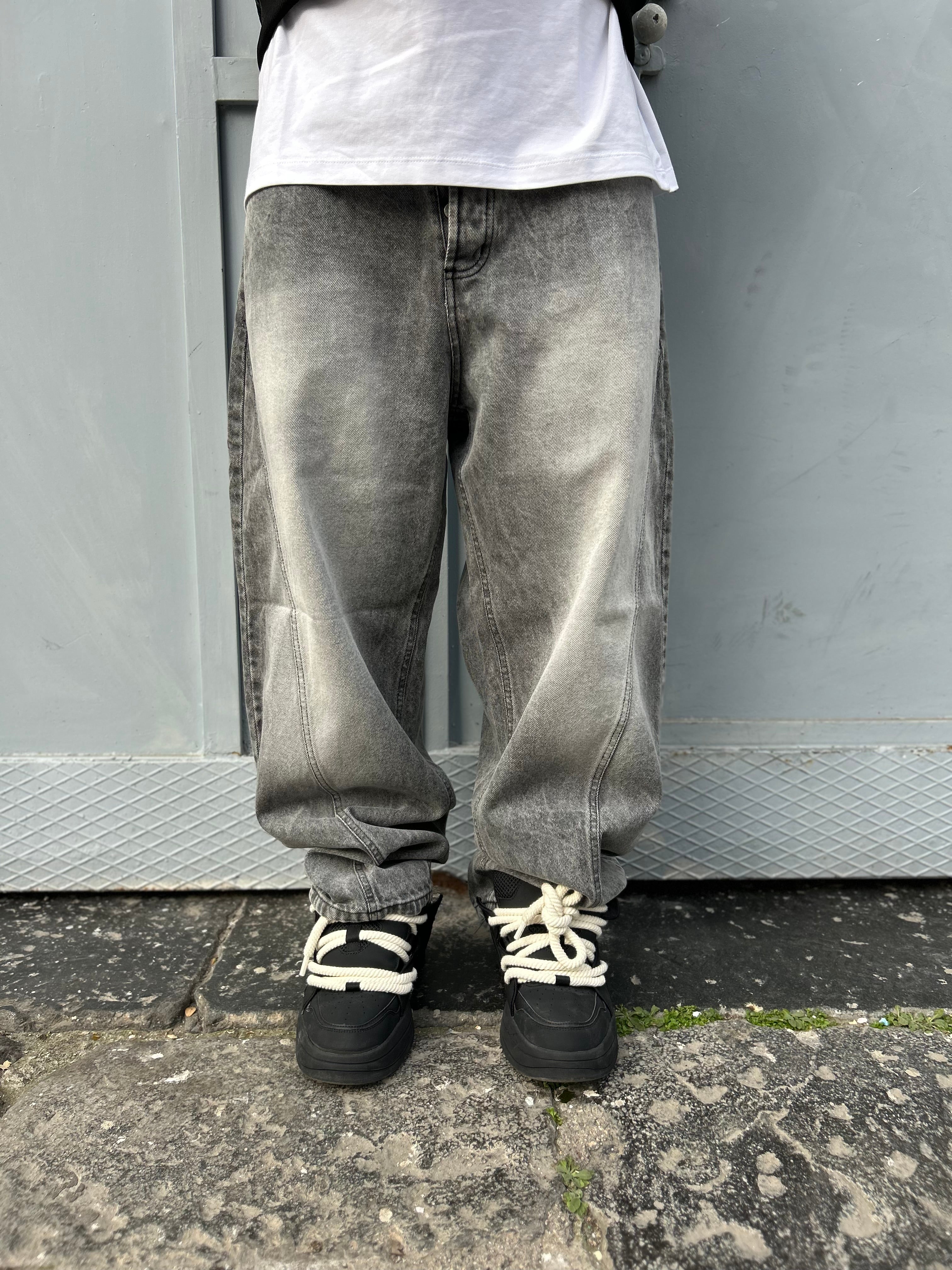 JEANS BALLON GREY