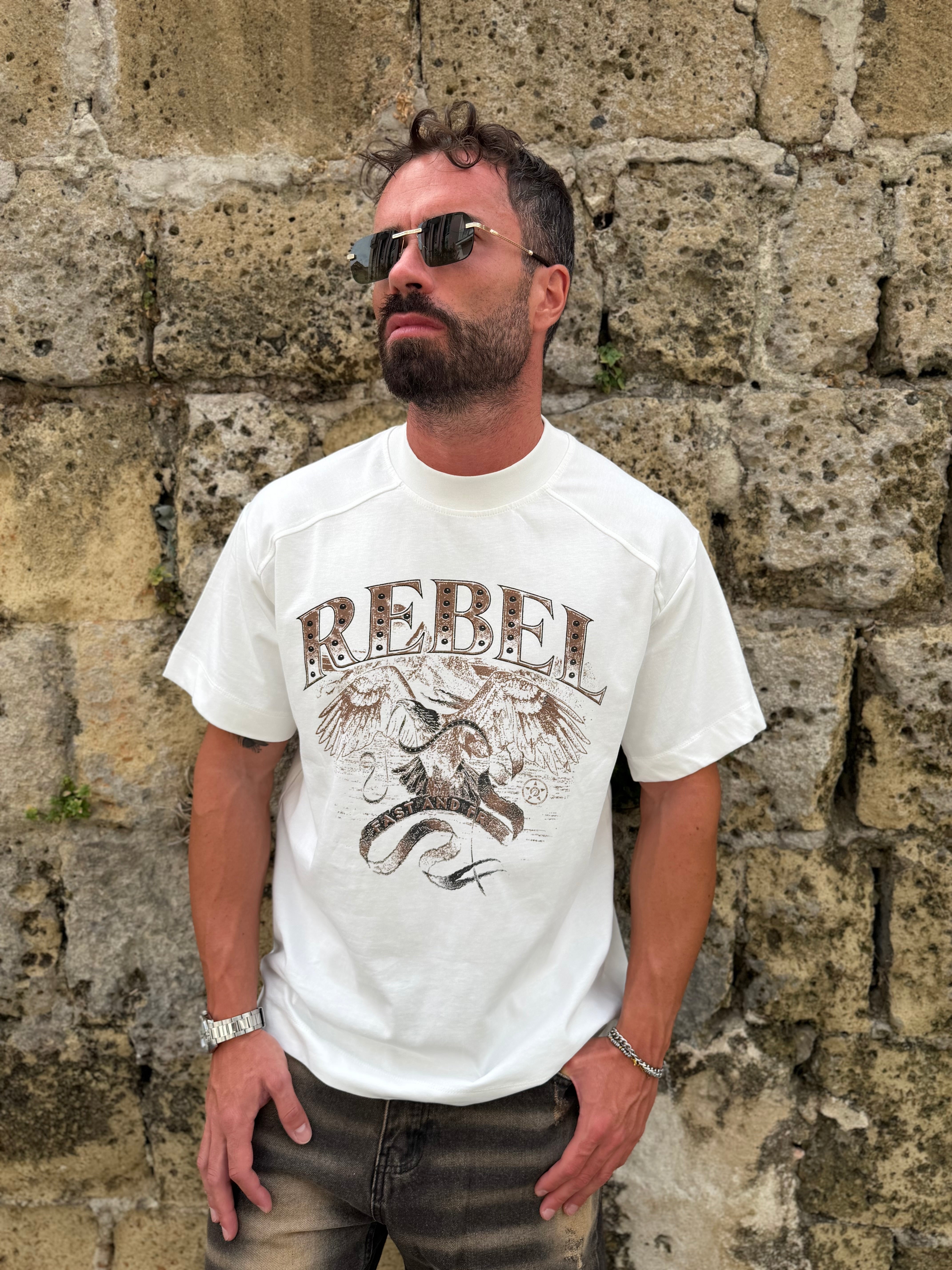 T-SHIRT REBEL "A.W"