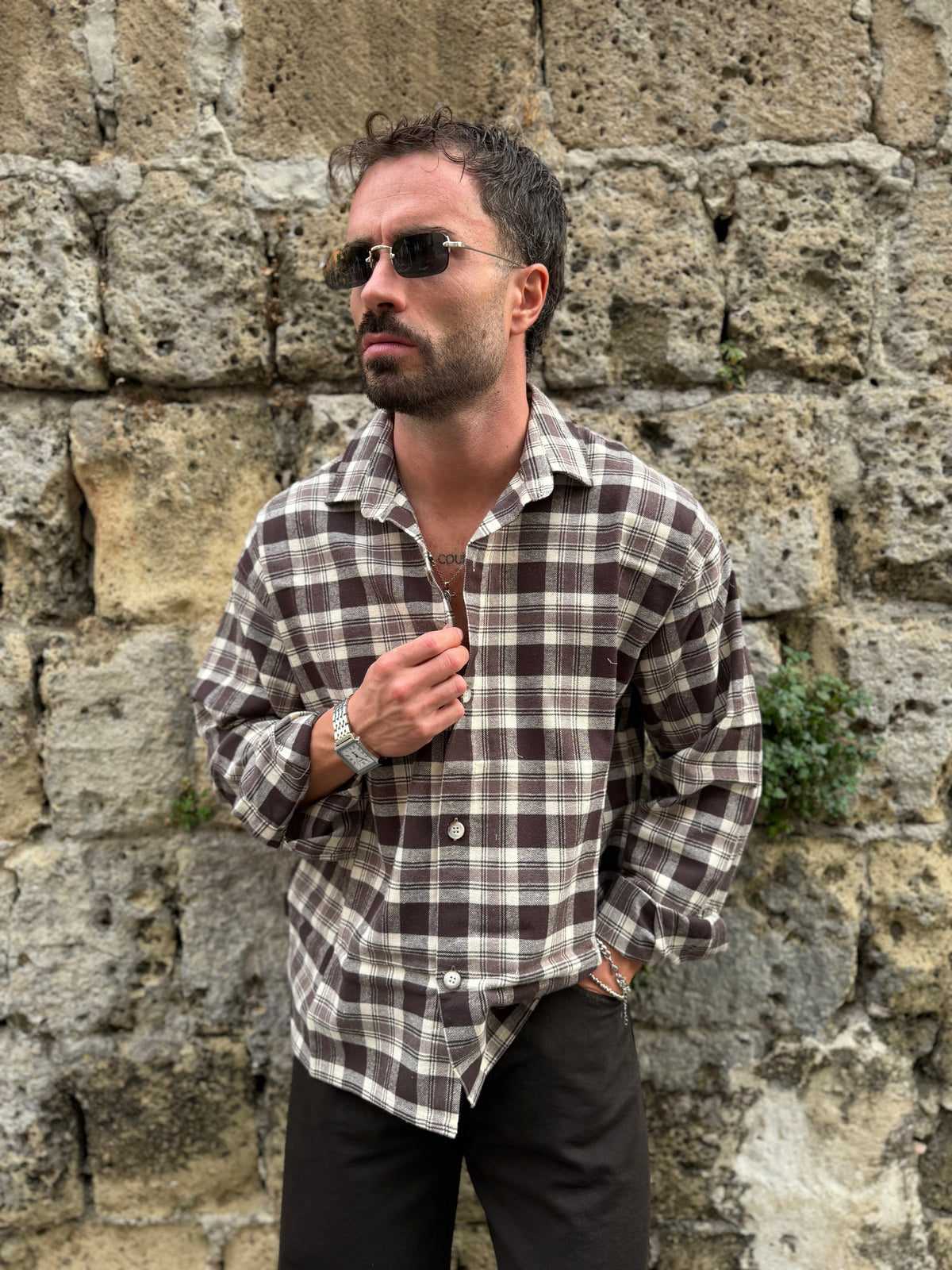 CAMICIA A QUADRI