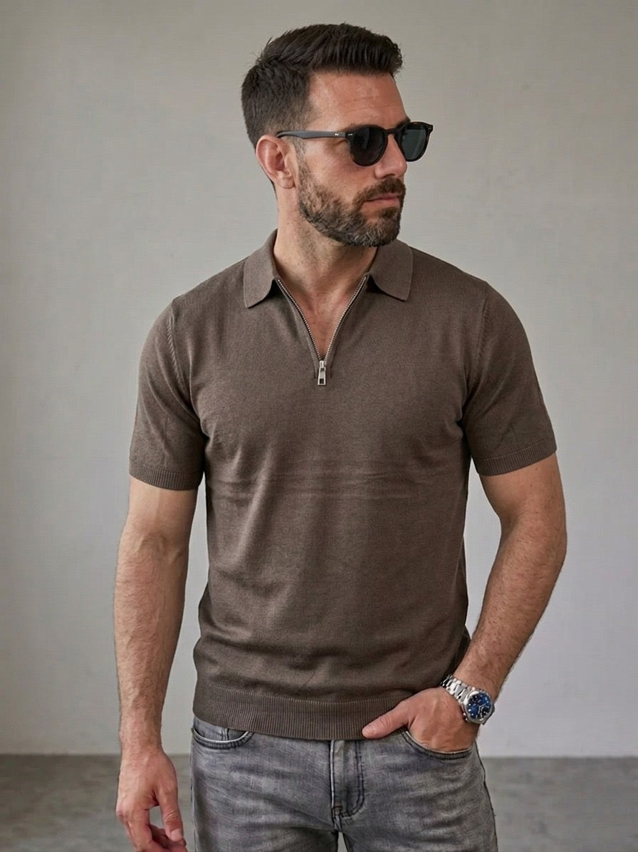 POLO MEZZA ZIP "PREMIUM"
