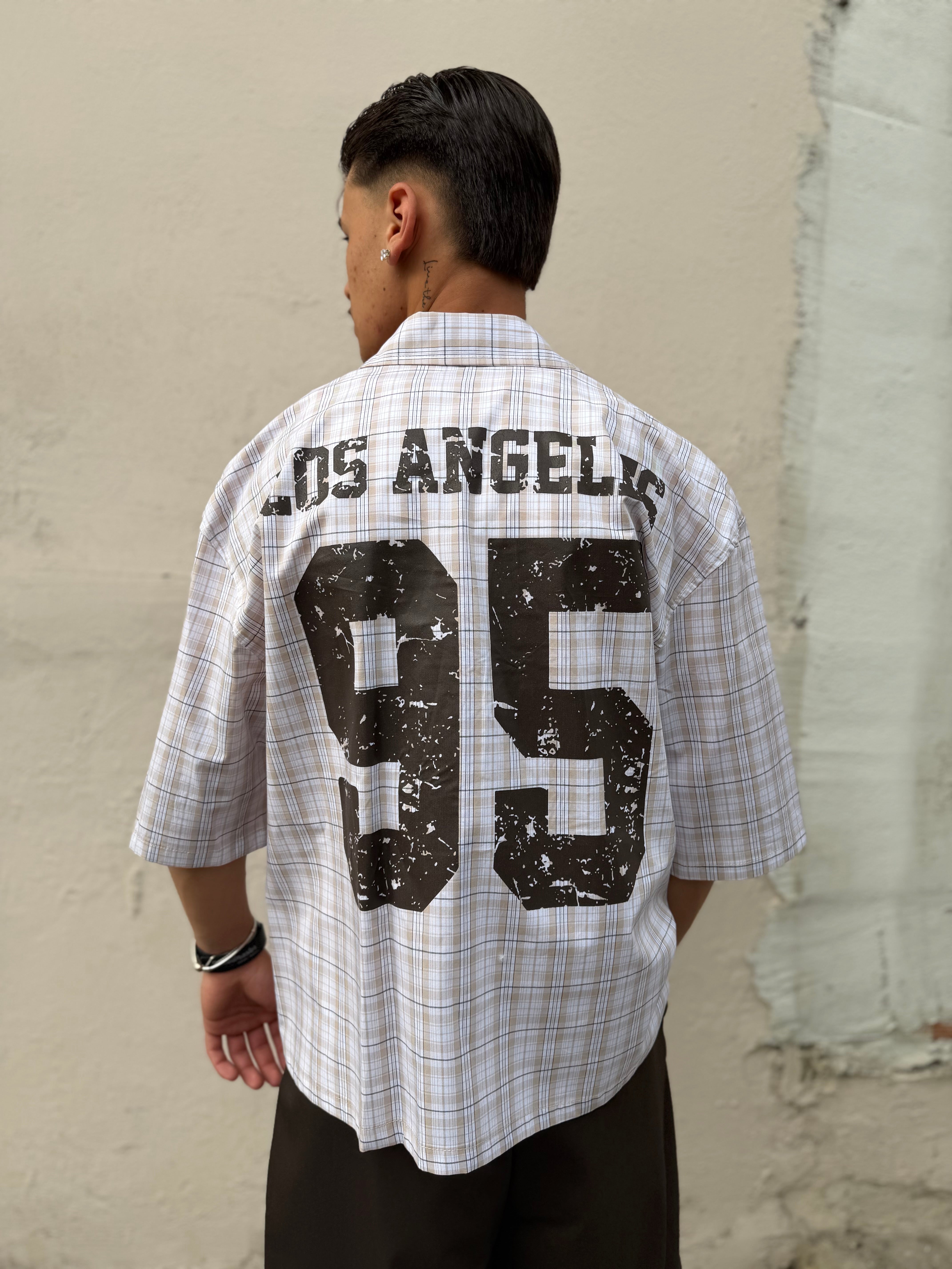 CAMICIA CROP "LOS ANGELES"