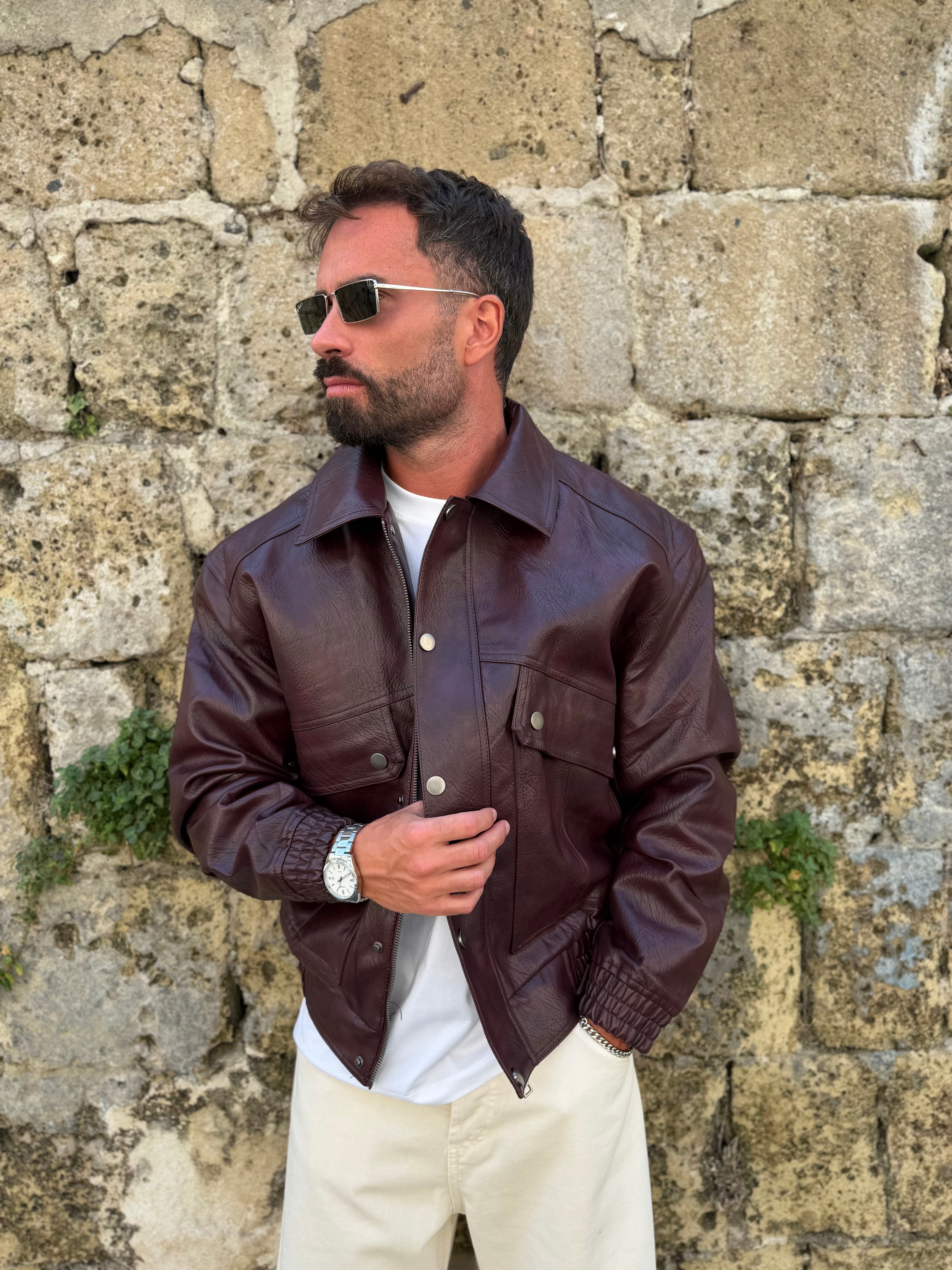 JACKET EFFETTO VINTAGE