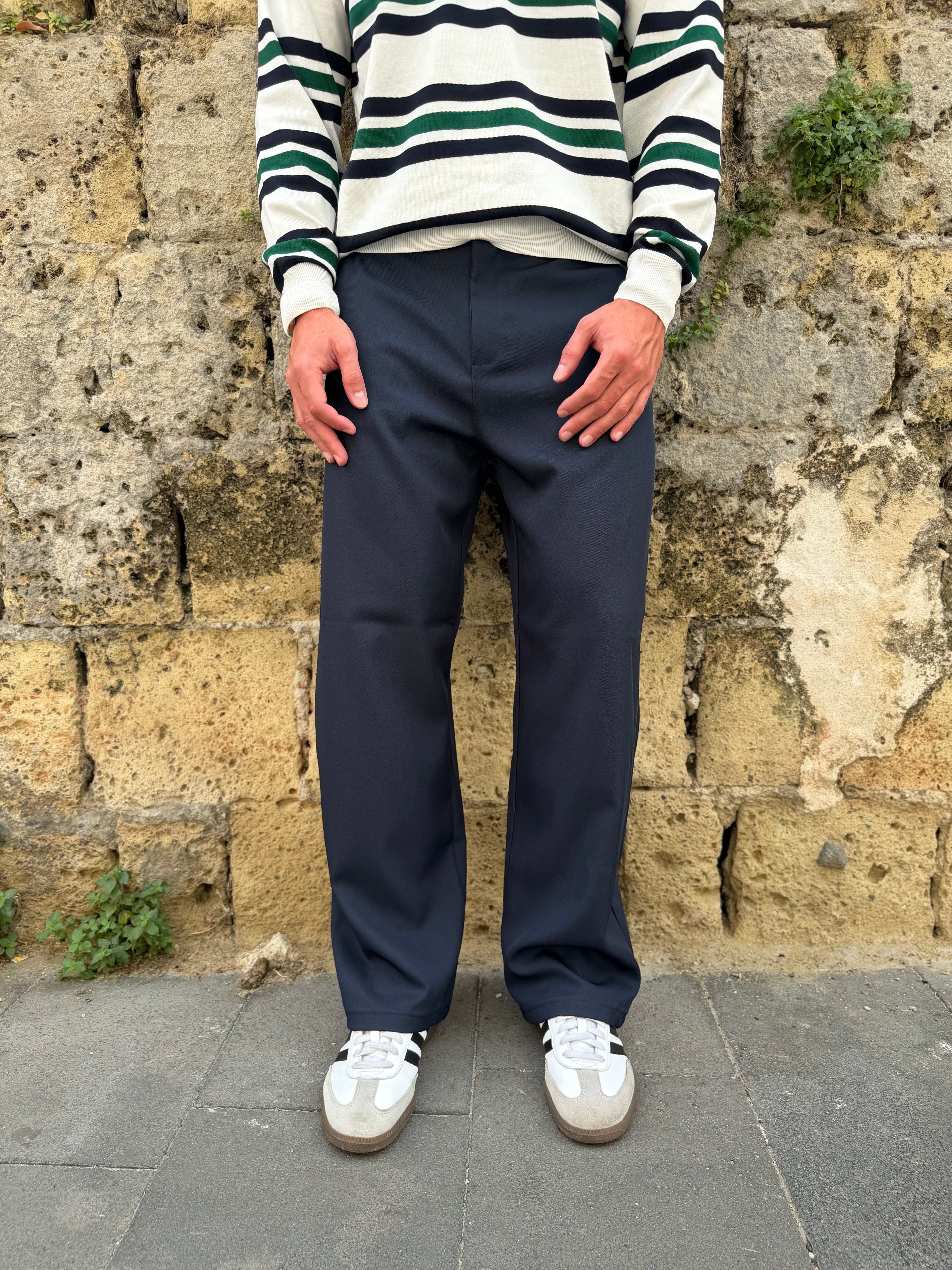Pantalone Fondo Ampio 2.0 BLU MS74