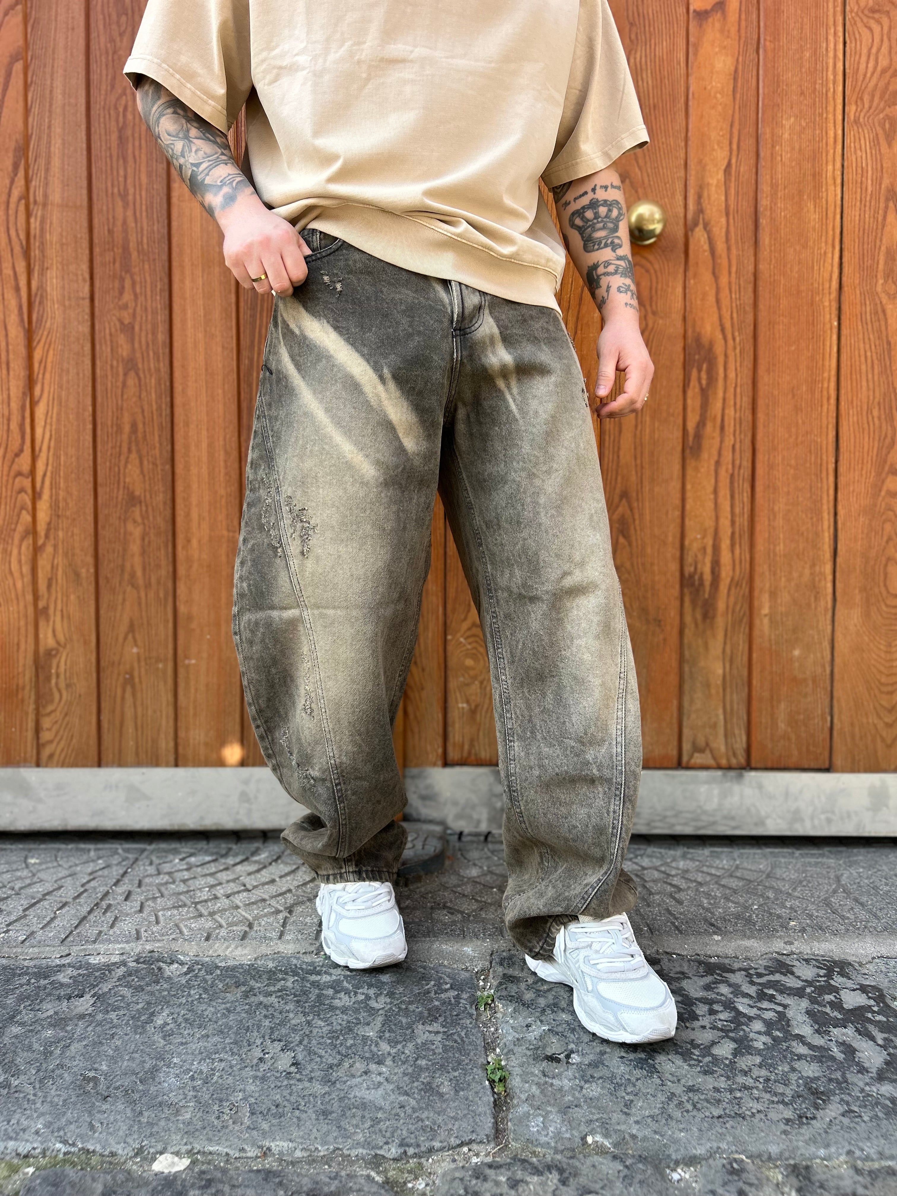 JEANS BALLON SABBIA