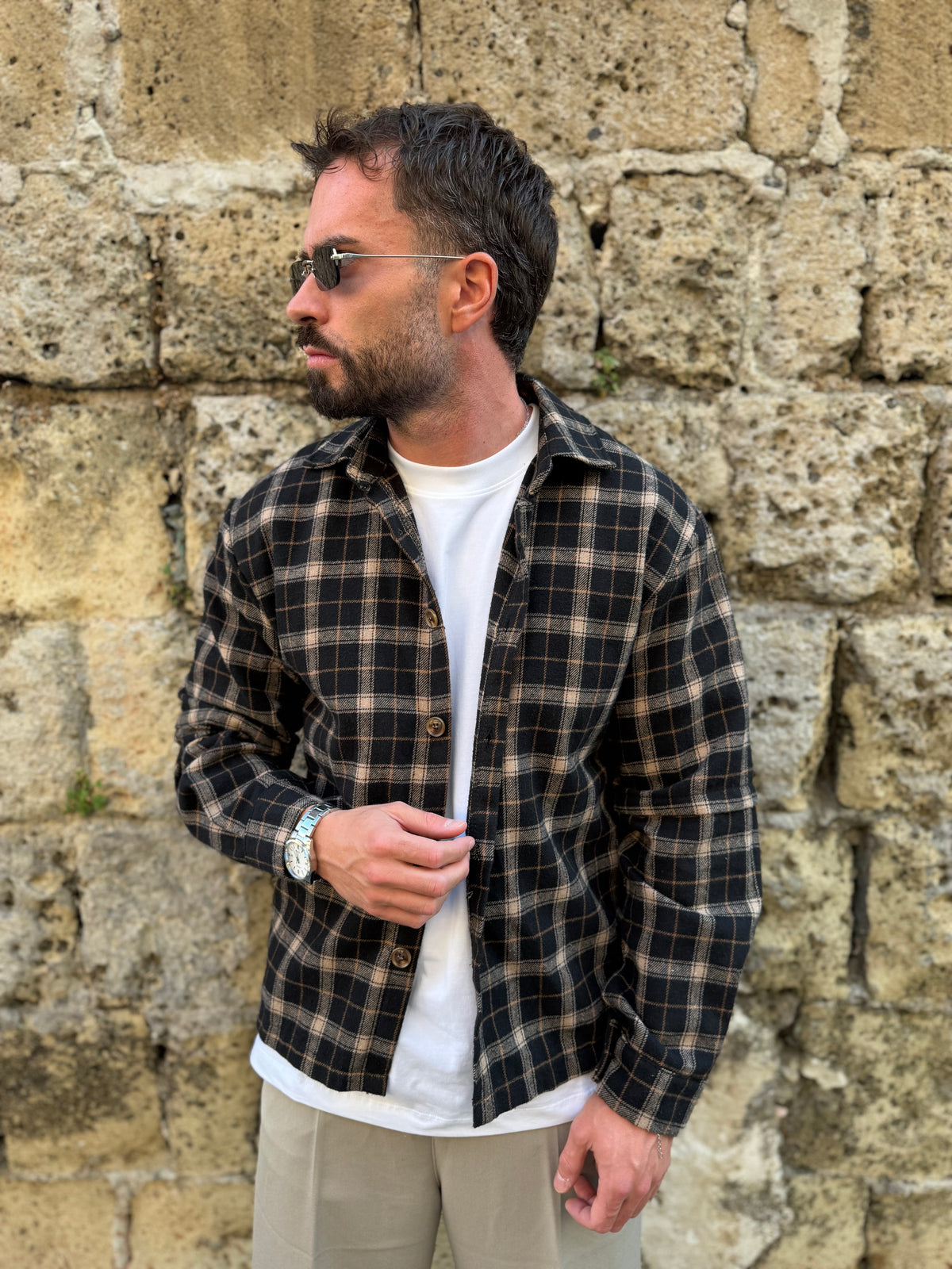 CAMICIA A QUADRI