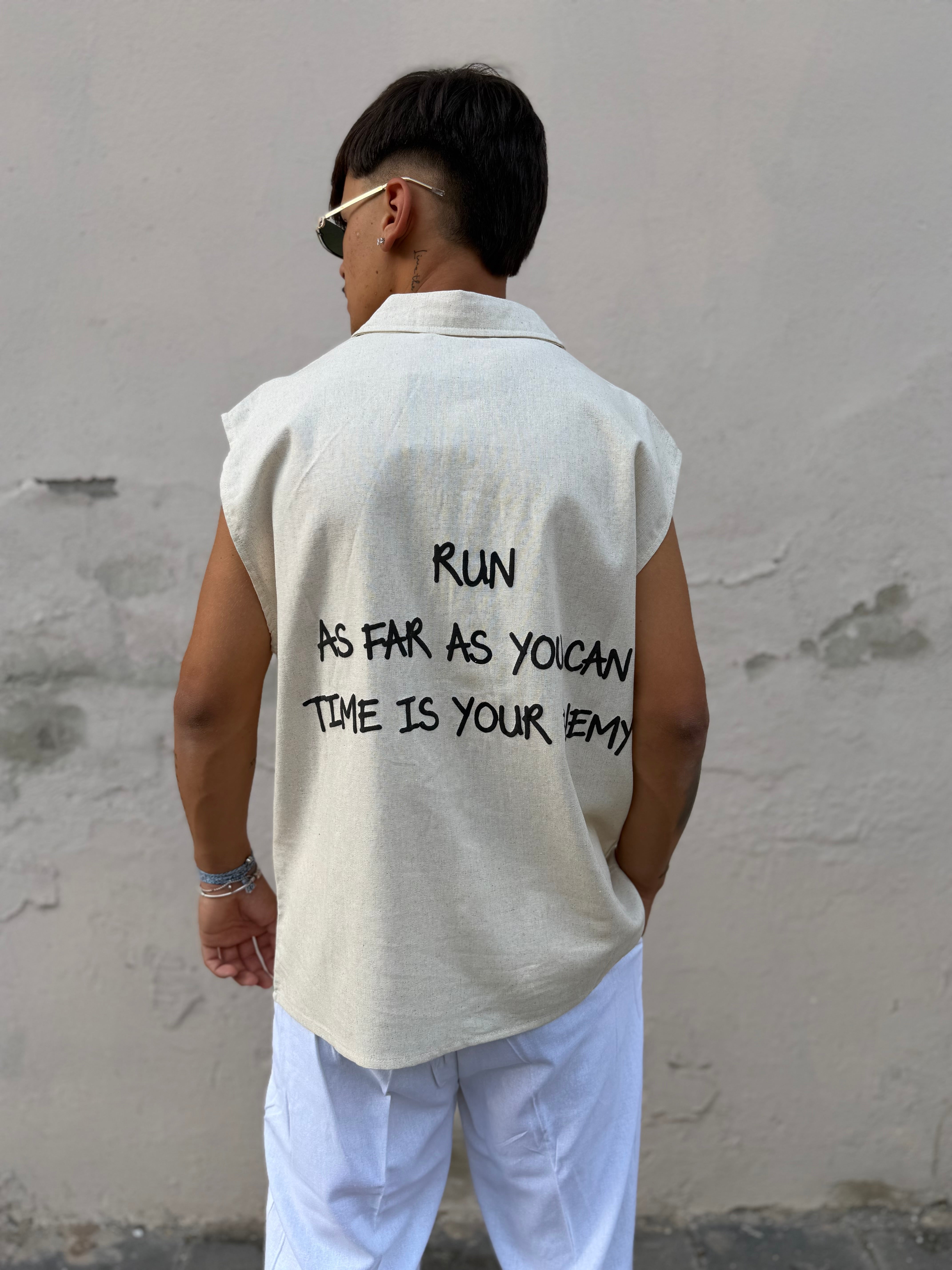 CAMICIA SMANICATA RUN "ARCHIIVE"