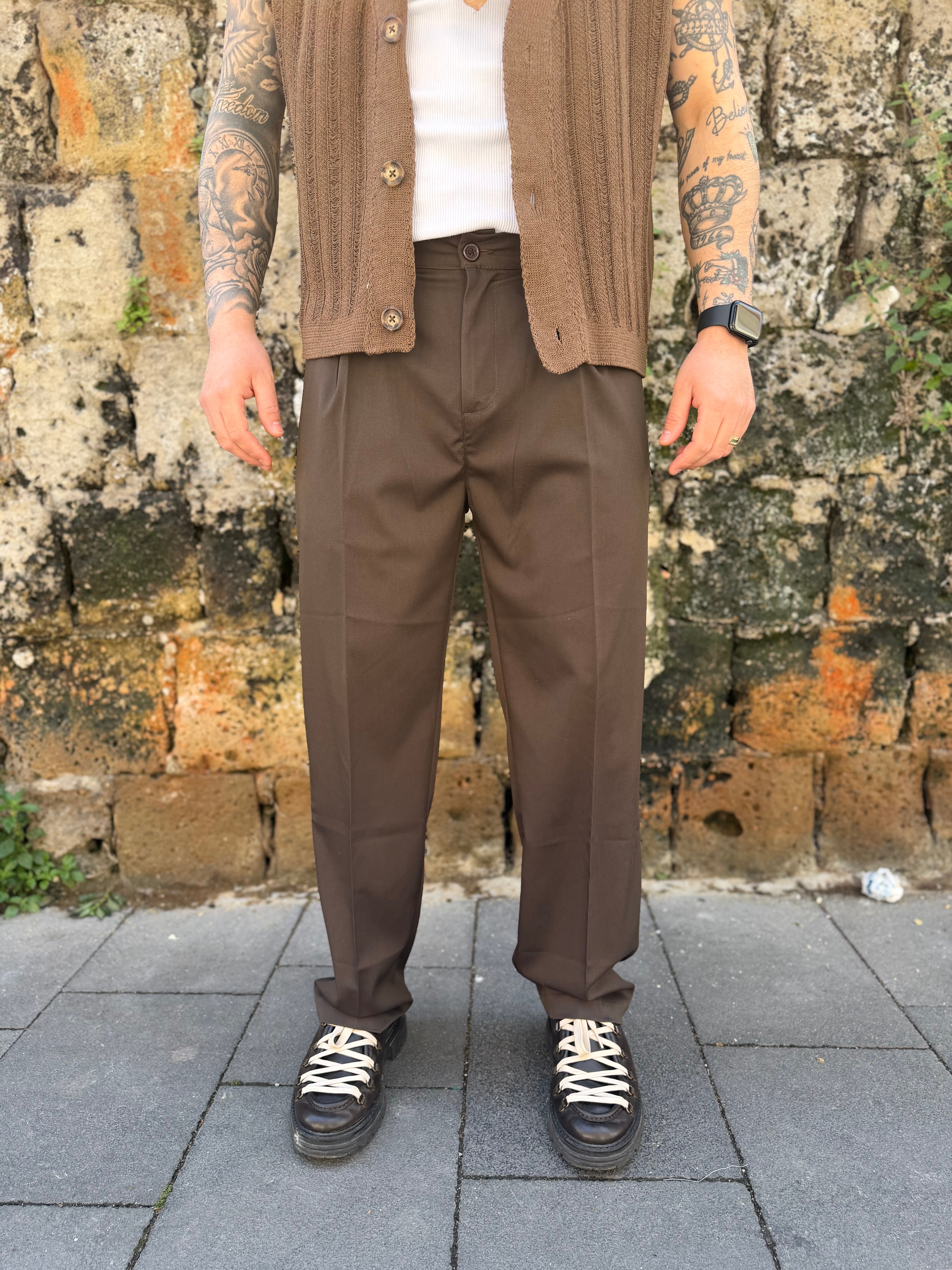Pantalone Fondo Ampio Moro MS74