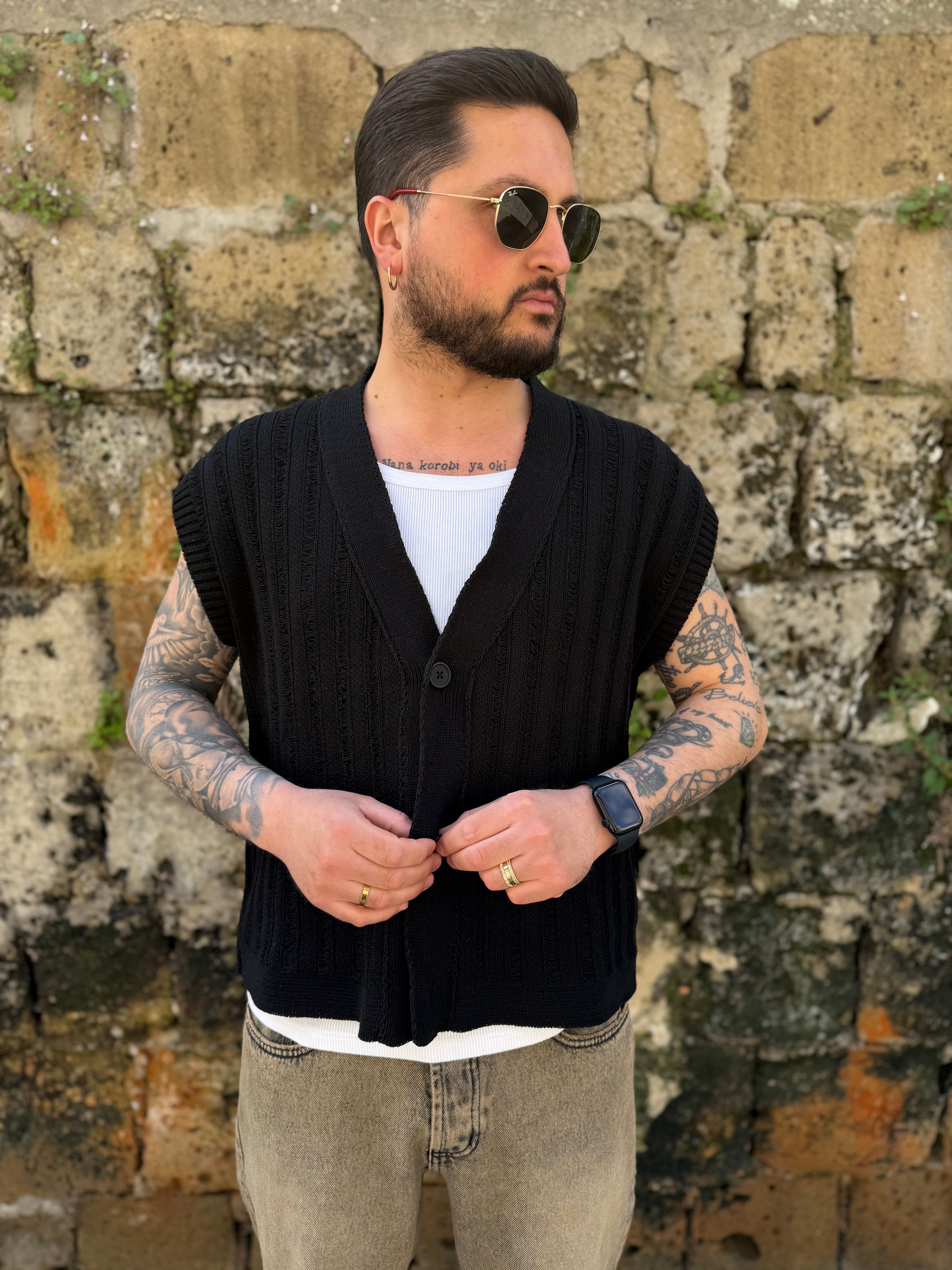 GILET IN FILO "ARCHIIVE"