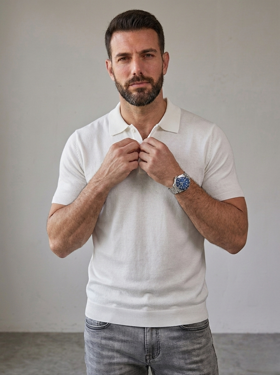POLO IN FILO BASIC MS74
